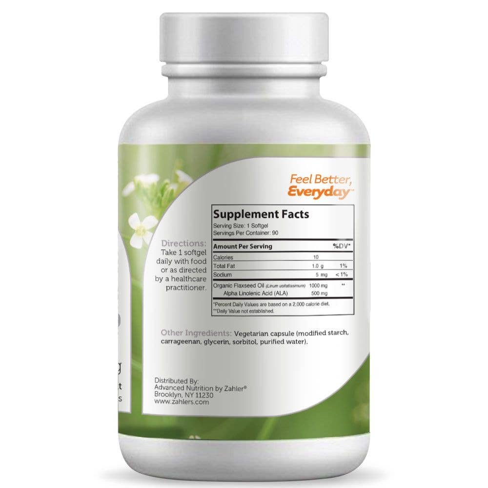 Flax Seed Oil (90) Softgels