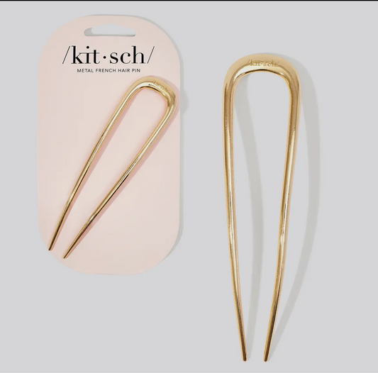 Kitsch French Hair Pin Gold