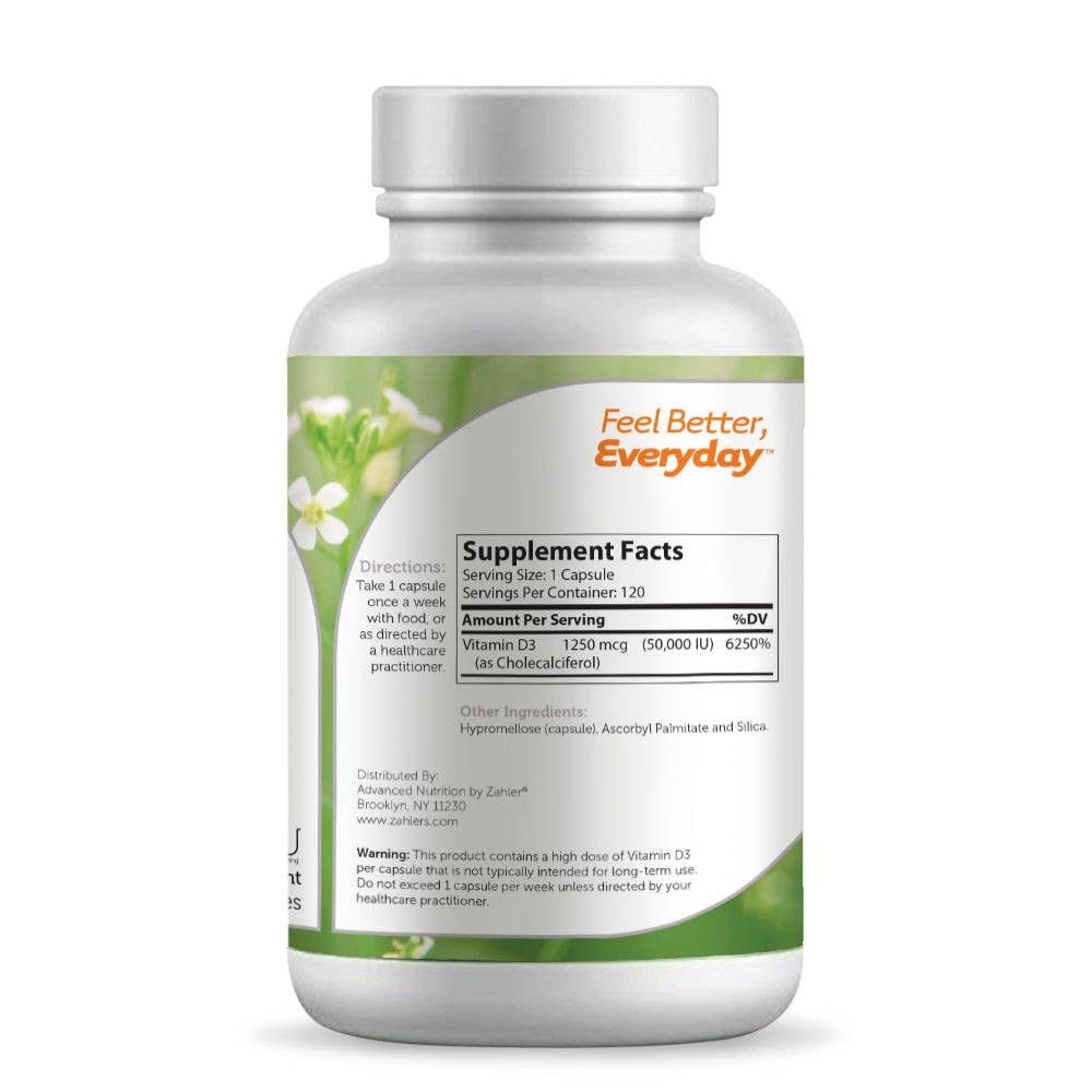 Vitamin D3 50,000 IU (120) Capsules